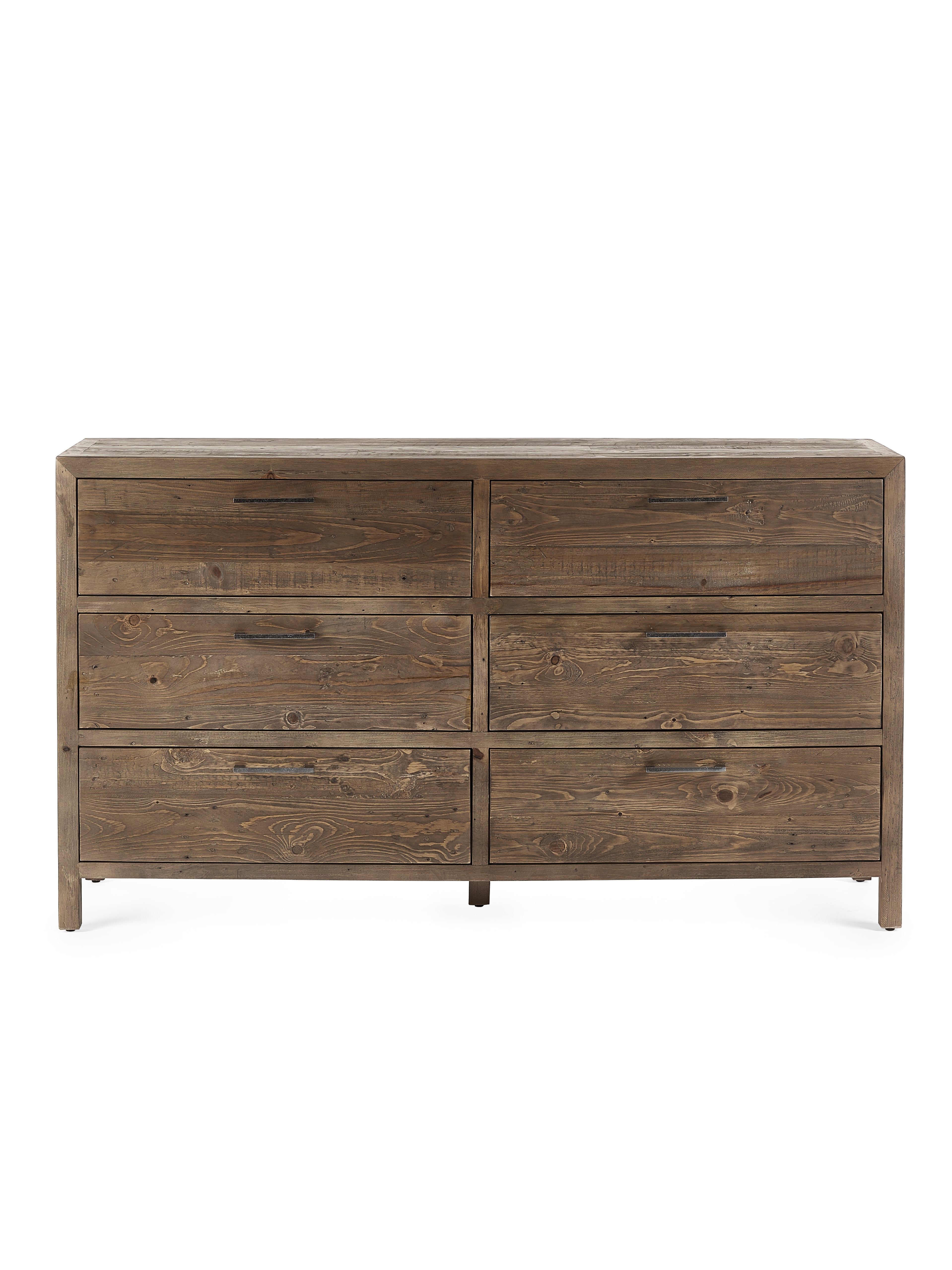 Barnes Pine Wood Chest of Drawers | 6 Drawers